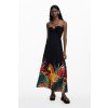 Dámské letní šaty DESIGUAL 25SWMW08 2000 SWIM BELICE DRESS (velikost M)