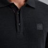 Pánská polokošile PME LEGEND PPSS2504865 5281 Polo short sleeve slub jacquard jersey (velikost M)