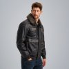 Pánská zimní bunda PME LEGEND PLJ2409701 771 Snowprop Leather Jacket (velikost L)