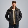Pánská zimní bunda PME LEGEND PLJ2409701 771 Snowprop Leather Jacket (velikost L)