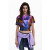 Dámská halenka DESIGUAL 25SWTK89 3169 TS YELLOWSTONE (velikost S)