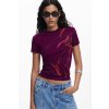 Dámské triko DESIGUAL 25WWTK16 3161 TS LALA (velikost S)