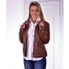 Dámská zimní kožená bunda MILESTONE 53100841685 27  MSMadleine (velikost 34)