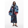 Dámský fashion kabát DESIGUAL 25WWEW02 9019 COAT CLOUD LACROIX (velikost S)