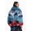Dámský fashion kabát DESIGUAL 25WWEW02 9019 COAT CLOUD LACROIX (velikost S)