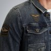 Pánská jeans bunda PME LEGEND PDJ2508715 DCV Denim jacket with badges (velikost L)
