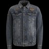 Pánská jeans bunda PME LEGEND PDJ2508715 DCV Denim jacket with badges (velikost L)