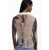 Dámská košile DESIGUAL 25WWTK26 6110 TS EYRE (velikost L)