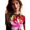Dámské triko DESIGUAL 26SWTK49 9019 TS MULTIFLOWERS LACROIX (velikost L)