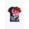 Dámské triko DESIGUAL 26SWTK49 9019 TS MULTIFLOWERS LACROIX (velikost L)