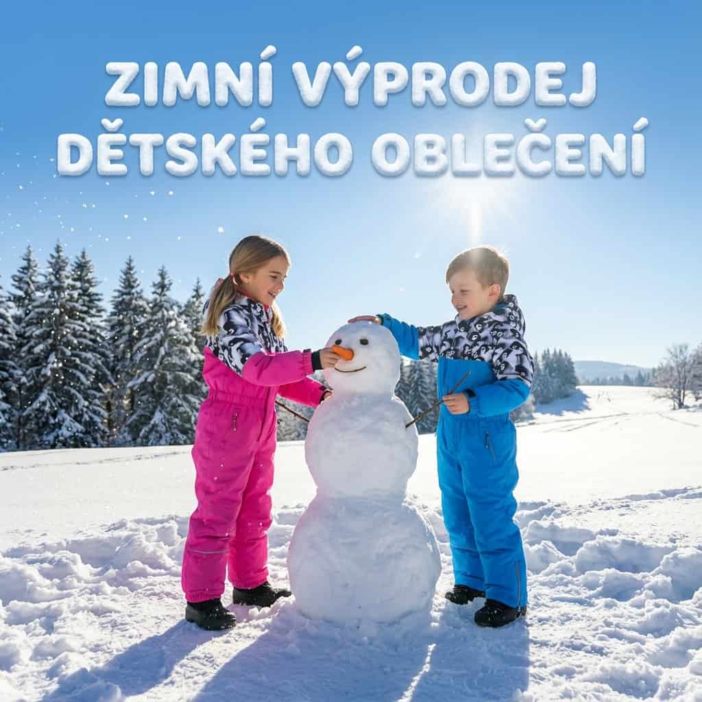 Dětský zimní výprodej oblečení