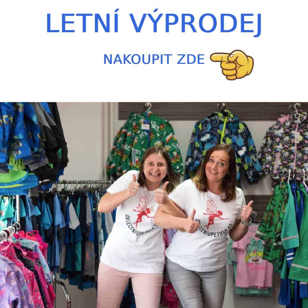 Letní výprodej dětského oblečení - slevy až 50%