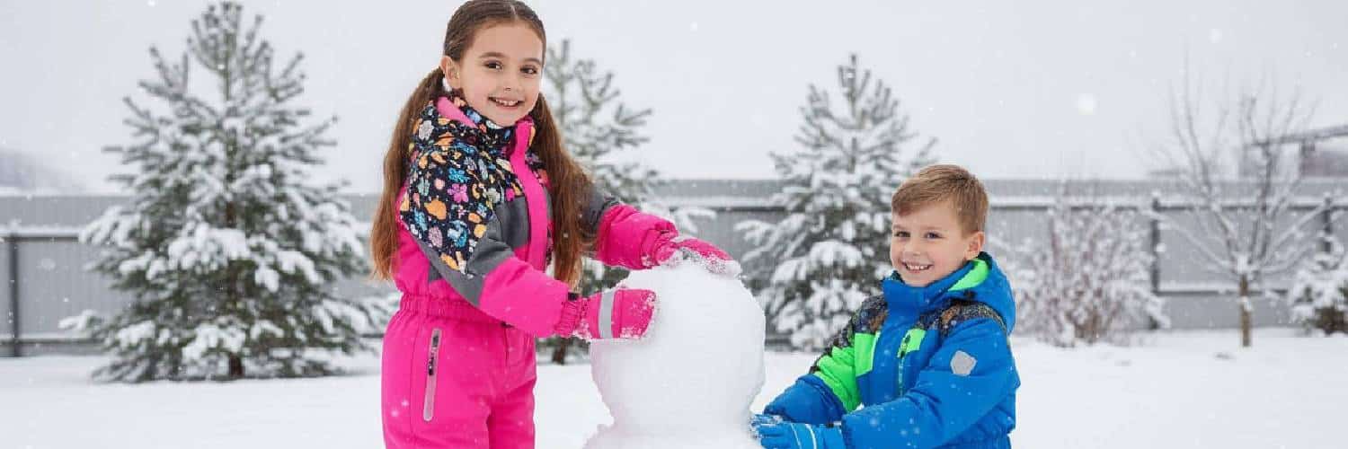 Dětské zimní kombinézy do sněhu a na hory