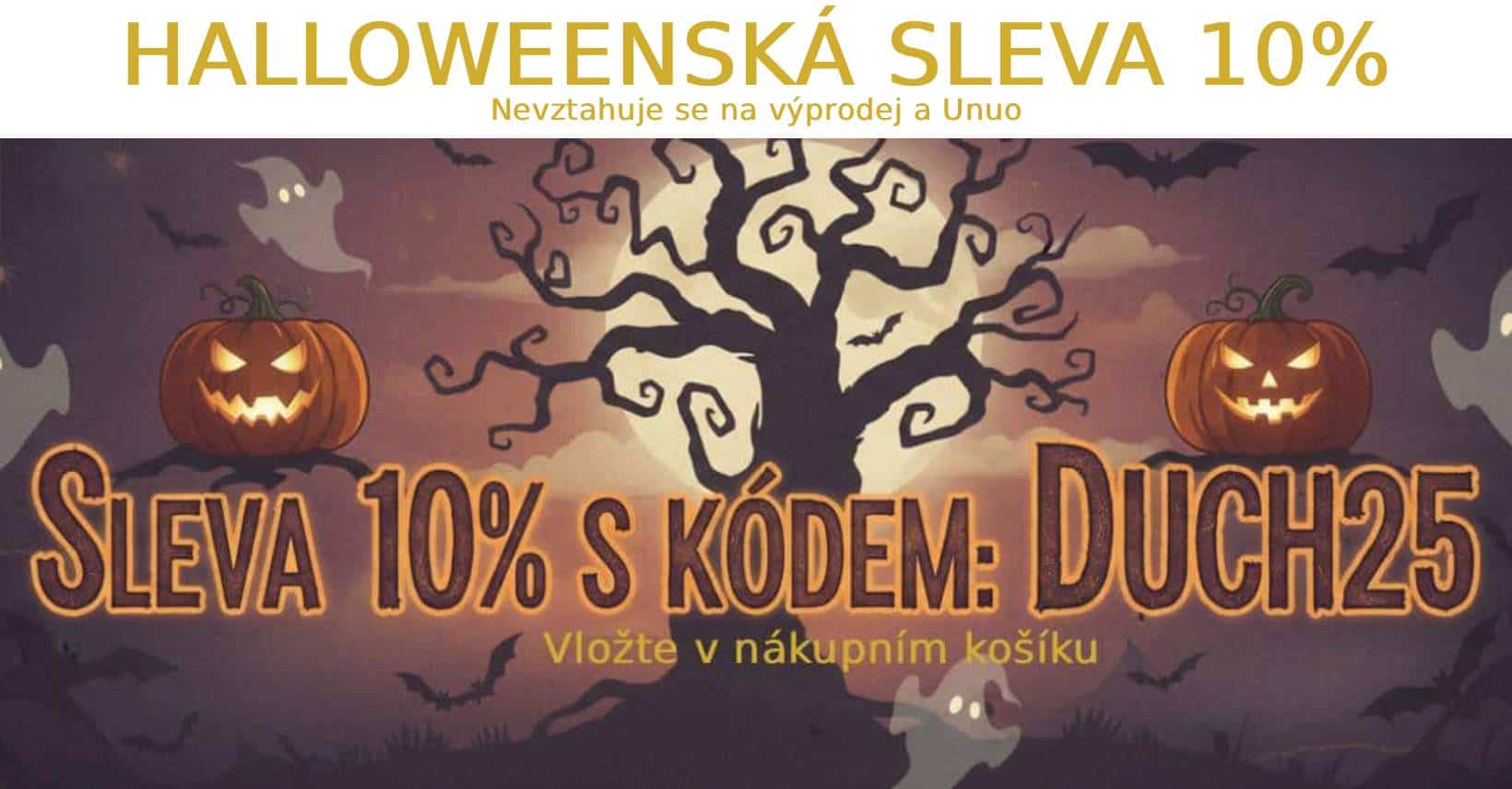 Halloweenská sleva 10%