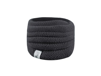 UNUO NÁKRČNÍK PLETENÝ WRAP, ŠEDÝ