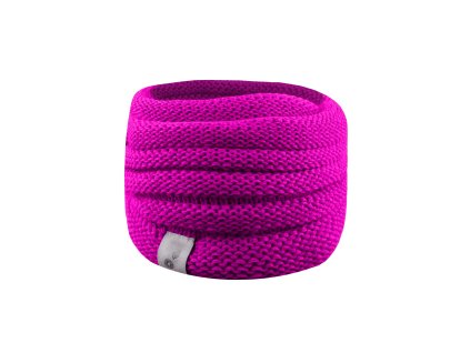 UNUO NÁKRČNÍK PLETENÝ WRAP, FUCHSIOVÁ