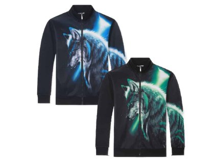 ZATEPLENÁ CHLAPECKÁ MIKINA WOLF