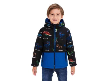 DĚTSKÁ ZIMNÍ BUNDA S DINOSAURY VELIKOST 98-152