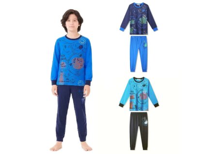 CHLAPECKÉ PYŽAMO BAVLNĚNÉ SMAJLÍK