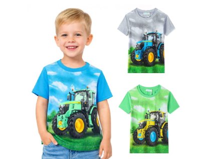 CHLAPECKÉ TRIČKO S TRAKTOREM