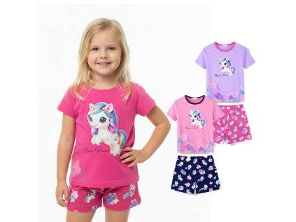 DÍVČÍ LETNÍ KOMPLET JEDNOROŽEC