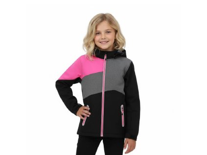 DÍVČÍ SOFTSHELLOVÁ BUNDA BEZ ZATEPLENÍ