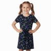 DÍVČÍ ŠATY S MOTÝLKY LS1068, velikost 116 - 146