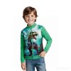 ZATEPLENÁ DĚTSKÁ MIKINA S DINOSAUREM VELIKOST 98-128