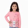 DÍVČÍ TRIČKO S KOČIČKAMI A DLOUHÝM RUKÁVEM