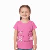 DÍVČÍ TRIČKO S KOČKOU A KRÁTKÝM RUKÁVEM
