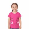 DÍVČÍ TRIČKO S KOČKOU A KRÁTKÝM RUKÁVEM