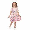DÍVČÍ LETNÍ ŠATY S MOTÝLEM BAVLNÉNÉ