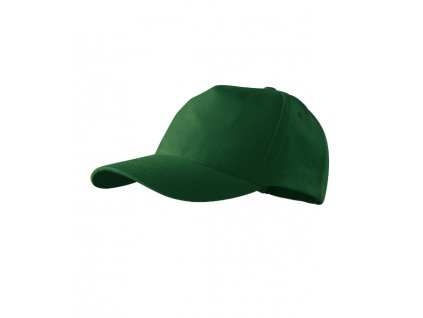 5P čepice unisex lahvově zelená nastavitelná