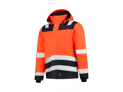 Midi Parka High Vis Bicolor pracovní bunda unisex fluorescenční oranžová