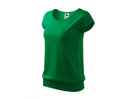 City tričko dámské středně zelená