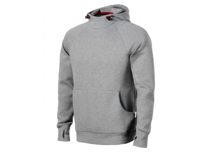 Vertex Hoodie mikina pánská tmavě šedý melír