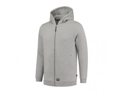 Hooded Sweat Jacket Washable 60°C mikina unisex grey melange