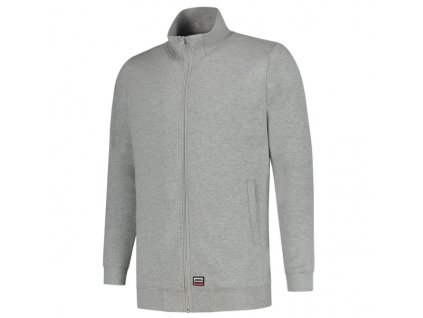 Sweat Jacket Washable 60 °C mikina unisex grey melange