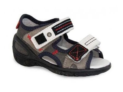 353P002 21 - SUNNY - sandálky Befado, šedá