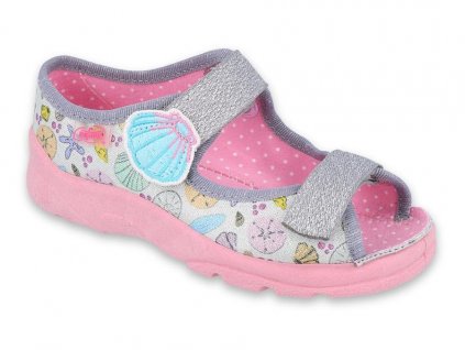 Dívčí sandálky BEFADO MAX 969X154 - mušle