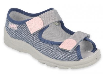 969Y167 31 - dívčí sandálky Befado modré