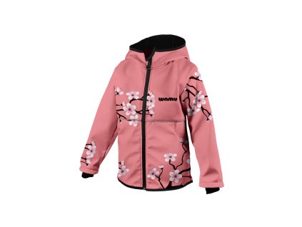 softshellova bunda detska sakury ruzova