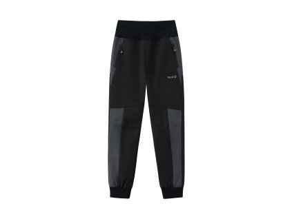 Chlapecké zateplené softshellové kalhoty černé WOLF B2499C