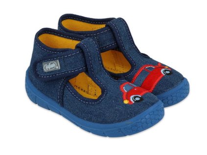Chlapecké bačkůrky BEFADO HONEY 631P046 - auto (Velikost 19)