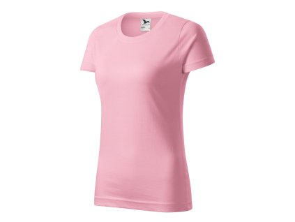 Dámské tričko Basic růžová (Velikost 2XL, Barva růžová)