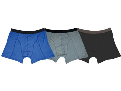 Pánské bambusové boxerky NOVIA 01 (Velikost L - ŠEDÁ)