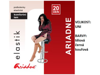 Dámské podkolenky ARIADNE ELASTIK | 1 pár (Velikost TĚLOVÁ)