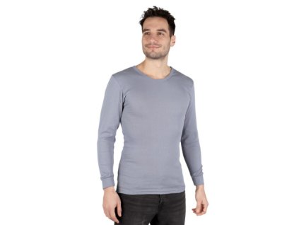 Pánské triko s dlouhým rukávem EVONA BLEK 043 (Velikost 62)