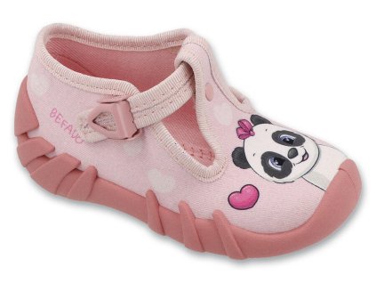 Dívčí bačkůrky BEFADO SPEEDY 110P520 - panda (Velikost 20)