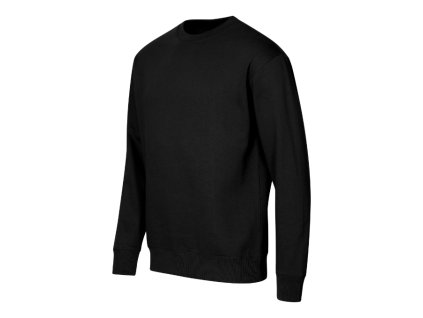 Unisex mikina Crew černá (Velikost 5XL, Barva černá)